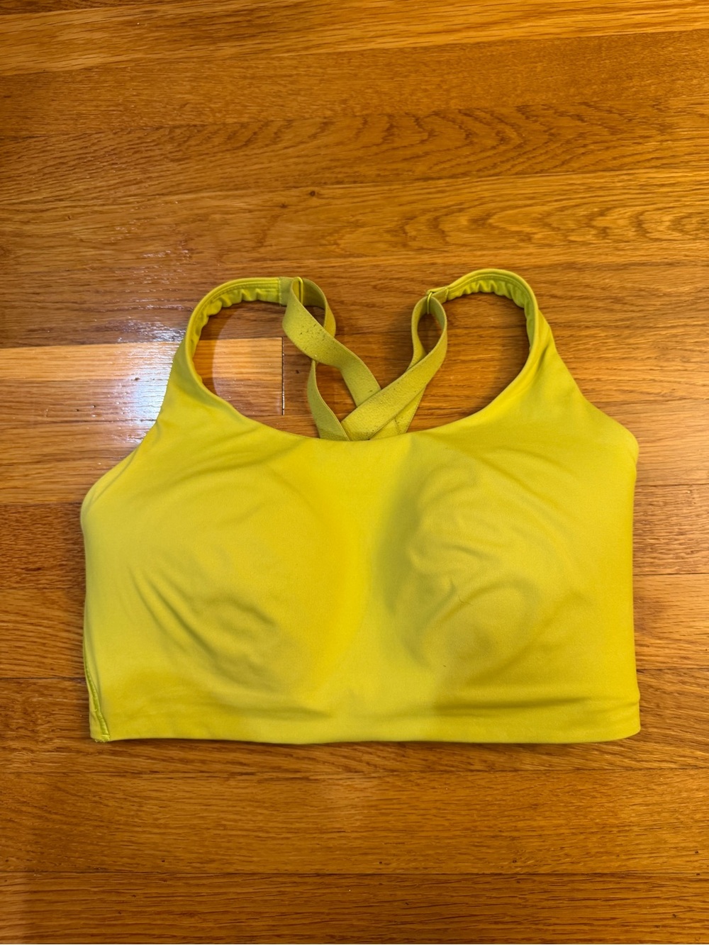 Lululemon Energy Bra *High Support Yellow Serpentine - Size 34DDD (34F)